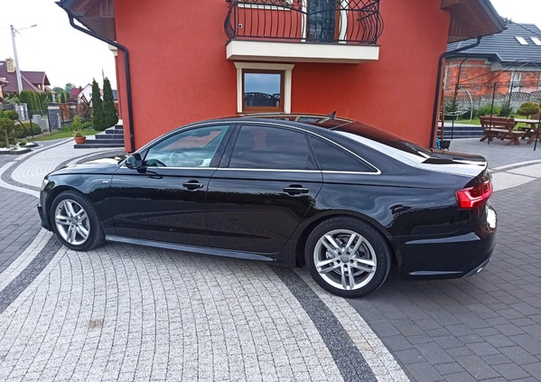 Audi A6 cena 91000 przebieg: 163000, rok produkcji 2015 z Lubawa małe 301